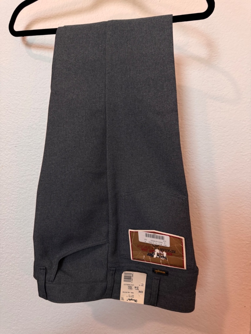 Wrangler Wrancher Dress Boot Jean Men's 34x36 in Gray - Picture 5 of 6